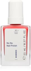 KORRES No No Nail Polish ápoló körömlakk árnyalat 45 True Coral 11 ml