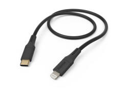 Hama Flexible 1, 5 M Fekete Lightning kábel (201573)