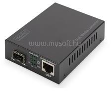 DIGITUS Gigabit PoE+ (RJ45-SFP) 30W SFP modul nélküli média konverter (DIGITUS_DN-82140) (DIGITUS_DN-82140)