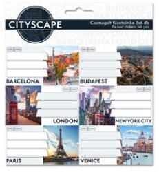 Ars Una Cityscape 25 (5482) 3x6 db füzetcímke (ARS_UNA_53834829) (ARS_UNA_53834829)