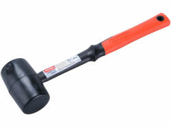 Extol gumikalapács, Fej súlya: 0, 28 kg, ⌀50 mm, üvegszálas nyéllel, fekete gumi (8811101)