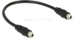 Delock 3.5 mm sztereó jack kábel anya csavarmenetes > 3.5 mm sztereó jack anya csavarmenetes 25 cm (DL85115) (DL85115)