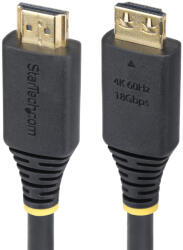 StarTech StarTech. com HDMI2-CABLE-GRIP-8F 2, 4 M HDMI A Fekete HDMI kábel (HDMI2-CABLE-GRIP-8F)