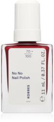 KORRES No No Nail Polish ápoló körömlakk árnyalat 57 Wine Red 11 ml