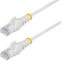 StarTech StarTech. com N6PAT250CMWHS Fehér 2, 5 M Cat6 U/UTP (UTP) Hálózati kábel (N6PAT250CMWHS)