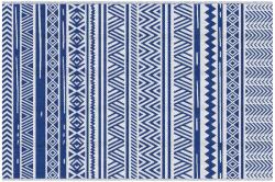 Outsunny Kültéri szőnyeg, Outsunny, Polipropilén, megfordítható, kék-fehér, 182x274cm (844-639V00DB)