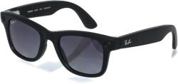 Meta RAY-BAN Meta Wayfarer (Large) Smart Glasses (Gen 2) - Matte Black, Grey Polarized Gradient (RW4012)