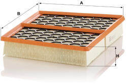 Mann-filter Levegőszűrő Mann Filter C 34 017 (C34017)