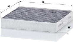 Mann-filter Utastér - Kabin szűrő Mann Filter CUK 18 009 (CUK18009)