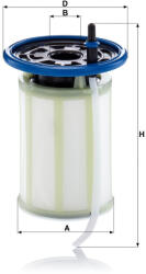 Mann-filter Üzemanyagszűrő Mann Filter PU 7019 (PU7019)