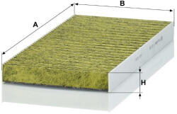 Mann-filter Utastér - Kabin szűrő Mann Filter FP 36 006 (FP36006)