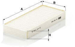 Mann-filter Utastér - Kabin szűrő Mann Filter CU 22 009-2 (CU22009-2)