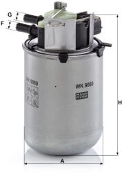 Mann-filter Üzemanyagszűrő Mann Filter WK 9080 (WK9080)