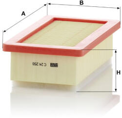Mann-filter Levegőszűrő Mann Filter C 24 250 (C24250)