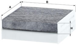 Mann-filter Utastér - Kabin szűrő Mann Filter CUK 21 016 (CUK21016)