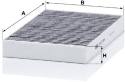 Mann-filter Utastér - Kabin szűrő Mann Filter CUK 25 044 (CUK25044)