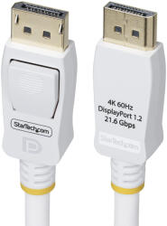 StarTech StarTech. com DP12-CABLE-6FTW 1, 8 M Fehér DisplayPort kábel (DP12-CABLE-6FTW)