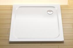 RAVAK Perseus Pro Chrome zuhanytálca, előlappal 80x80 cm, tartó lábbal (XA044401010 + XA834001010+XB2J000000N)