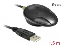 Navilock NL-602U USB 2.0 GPS vevőegység, u-blox 6 (61840) (61840)