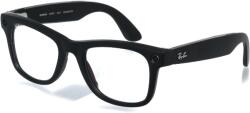 Meta RAY-BAN Meta Wayfarer (Standard) Smart Glasses (Gen 2) - Matte Black, Clear (0RW4012 601SSB50)