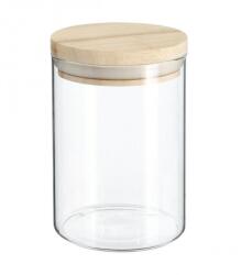 5five befőttesüveg, 1300 ml, üveg, fa tetővel (135028)