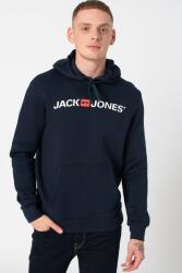 JACK & JONES Jack & Jones, Normál fazonú kapucnis pulóver kenguruzsebbel, Tengerészkék, M (12137054-NAVY-BLAZER-M)