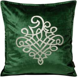 Eurofirany Dekoratív párnahuzat ROYAL-3 45x45 Eurofirany sötétzöld (390240)