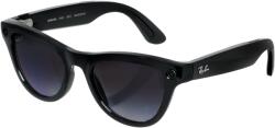 Meta RAY-BAN Meta Skyler (Standard) Smart Glasses (Gen 2) - Shiny Black, Grey Polarized Gradient (RW4014 601/T352)