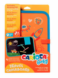 CARIOCA Tabla de colorat cu creta, format A4, pliabila, contine 4 bucati de creta, CARIOCA Baby (CA-43555)