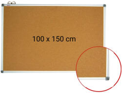 Optima Panou pluta cu rama din aluminiu, 100 x 150 cm, Optima (OP-30100150) - roua