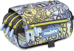 CARIOCA Penar cu 3 fermoare Carioca Comics, bleu-galben (CA-230552) Penar