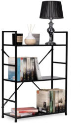 Intenso Home 3 Szintes Nyitott Könyvespolc 59x80cm Fekete
