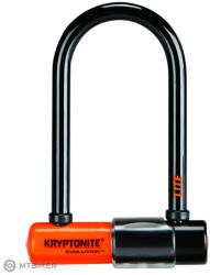 Kryptonite Evolution Lite Mini-6 Lock, 152mm/11mm, fekete/piros