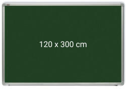 OPTIMA Tabla verde magnetica cu rama din aluminiu, 120 x 300 cm, pentru creta, Optima (OP-22120300)