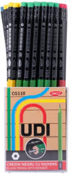 Daco Set 72 creioane HB cu radiera Daco, Udi (CG110)