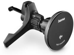 Hama vezeték nélküli autós töltő QI2-Magnetic, 15W, fekete (201736)
