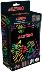 ALPINO Penar dublu, cu 2 fermoare, echipat, ALPINO Black (MS-UA000166) Penar