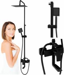 Aurora S-1199b Felületre Szerelhető Zuhanyszett Fekete