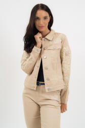 budmil Női Vászondzseki, ANTHONETTE26, Bézs 2XL