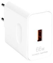 Huawei SuperCharger hálózati töltő USB aljzat (66W, PD gyorstöltő) FEHÉR (121338)