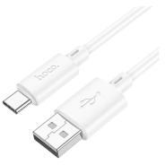 hoco. X88 adatkábel (USB - Type-C, 3A, gyorstöltő, 100cm) FEHÉR