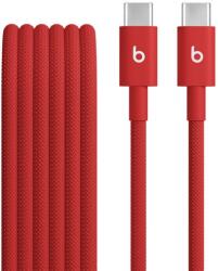 Apple Cablu de date Apple Beats Woven Cable, USB-C male - USB-C male, 1.5 m, Red (MDGF4ZM/A) - flax