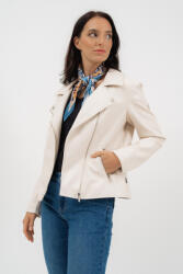 budmil Női Műbőr Motoros Dzseki, SONJE26, Fehér 2XL
