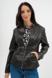 budmil Női Műbőr Dzseki, HANNE26, Fekete 2XL