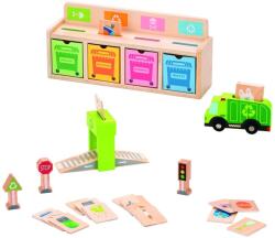 Lelin Set din lemn Lelin - Stație de eliminare a gunoiului (L50208) Figurina