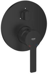 GROHE Zuhany és fürdő csaptelep Grohe Lineare vakolat alatti rész nélkül fekete matt 240952431 (240952431)