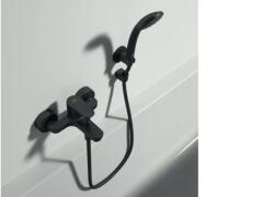 Alföldi Ideal Standard Cerafine O kádtöltő csaptelep kézi zuhany szettel, selyemfekete BC706XG