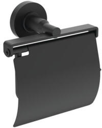 Alföldi Ideal Standard IOM fedeles wc papír tartó, matt fekete A9127XG