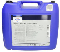 FUCHS Ulei transmisie manuala Fuchs Titan Cytrac MB Synth 75W90 - 20 Litri