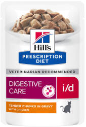 Hill's Hills PD Feline i/d Digestive Care Pouch Chicken - 12x85g